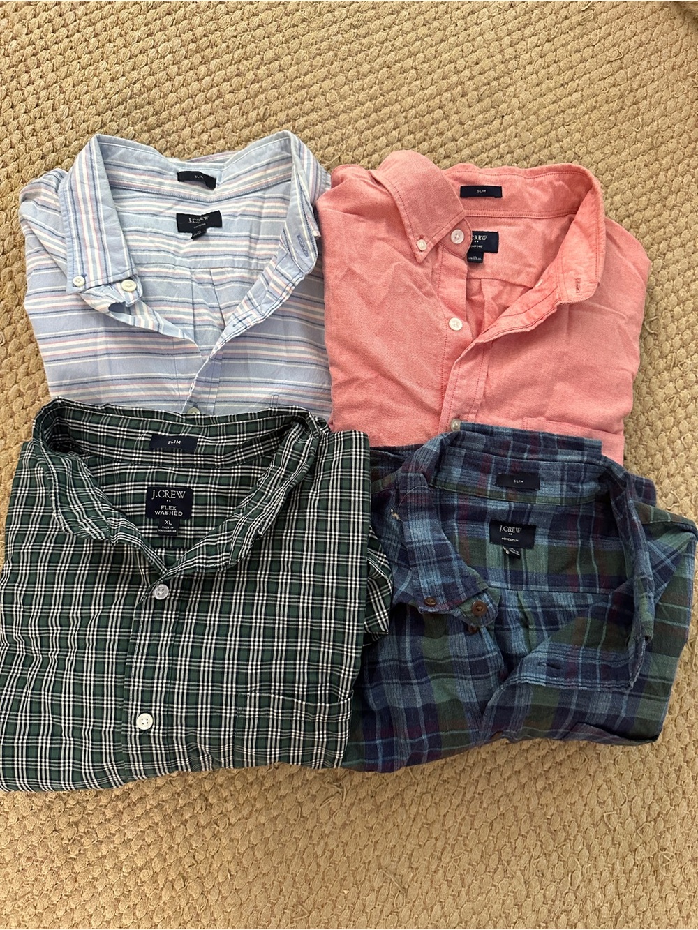 J. Crew Men’s Button-Down Shirt - Lightweight Oxford
